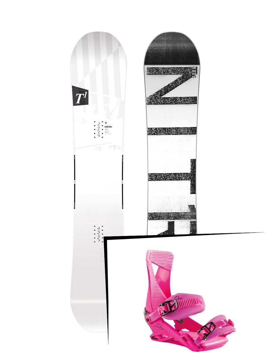 Set: Nitro T1 2019 + Nitro Zero muted brights series raspberry - Bild 1