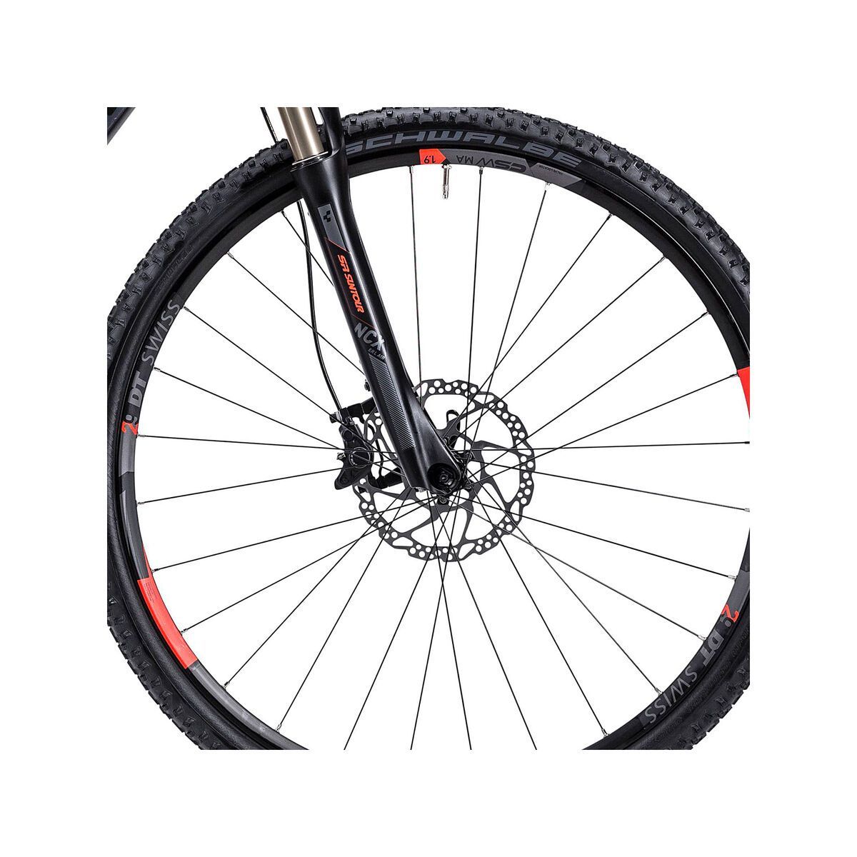 Cube Tonopah Pro Trapeze, black anodized flashred - Bild 2