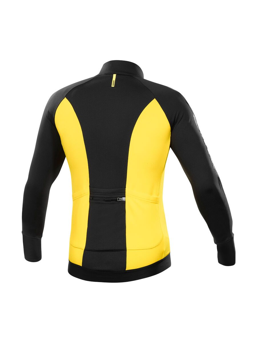 Mavic Cosmic Elite Thermo LS Jersey, black / yellow mavic - Bild 2