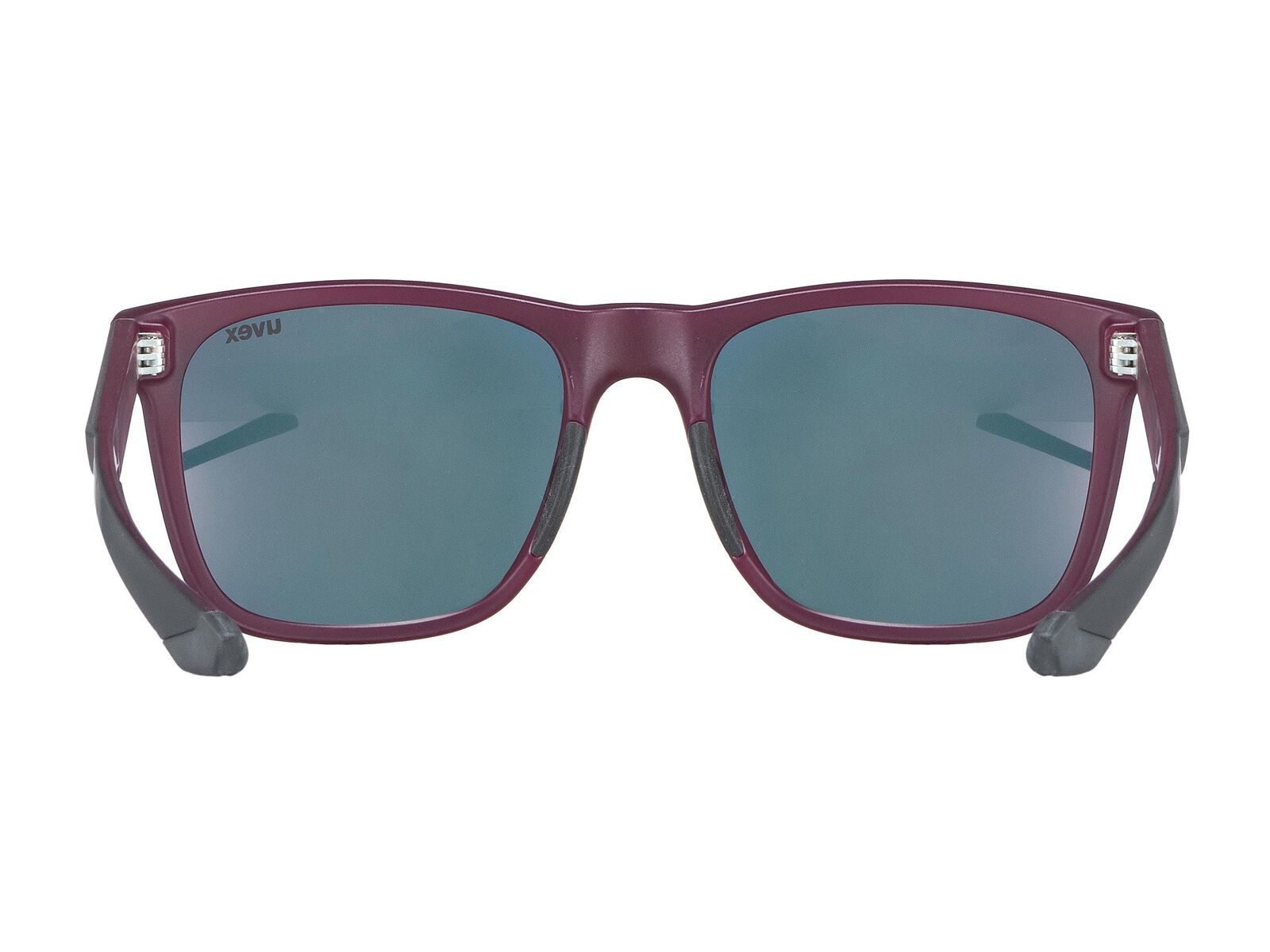 uvex lgl 42, black purple mat/Lens: mirror pink - Bild 4