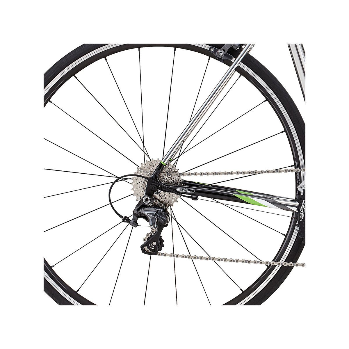 Specialized Allez DSW SL Expert, polished/tarmac black/monster green/gray/white - Bild 4