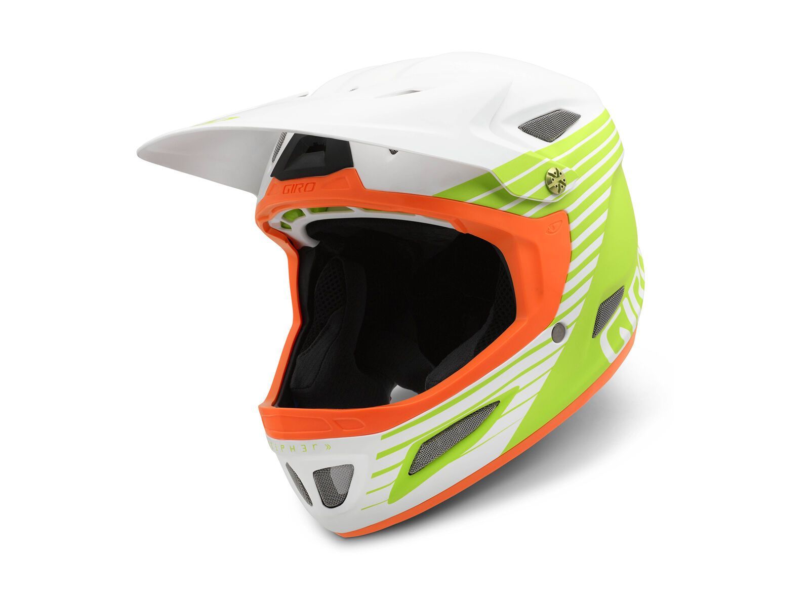 Giro Cipher, matte white lime flame - Bild 1