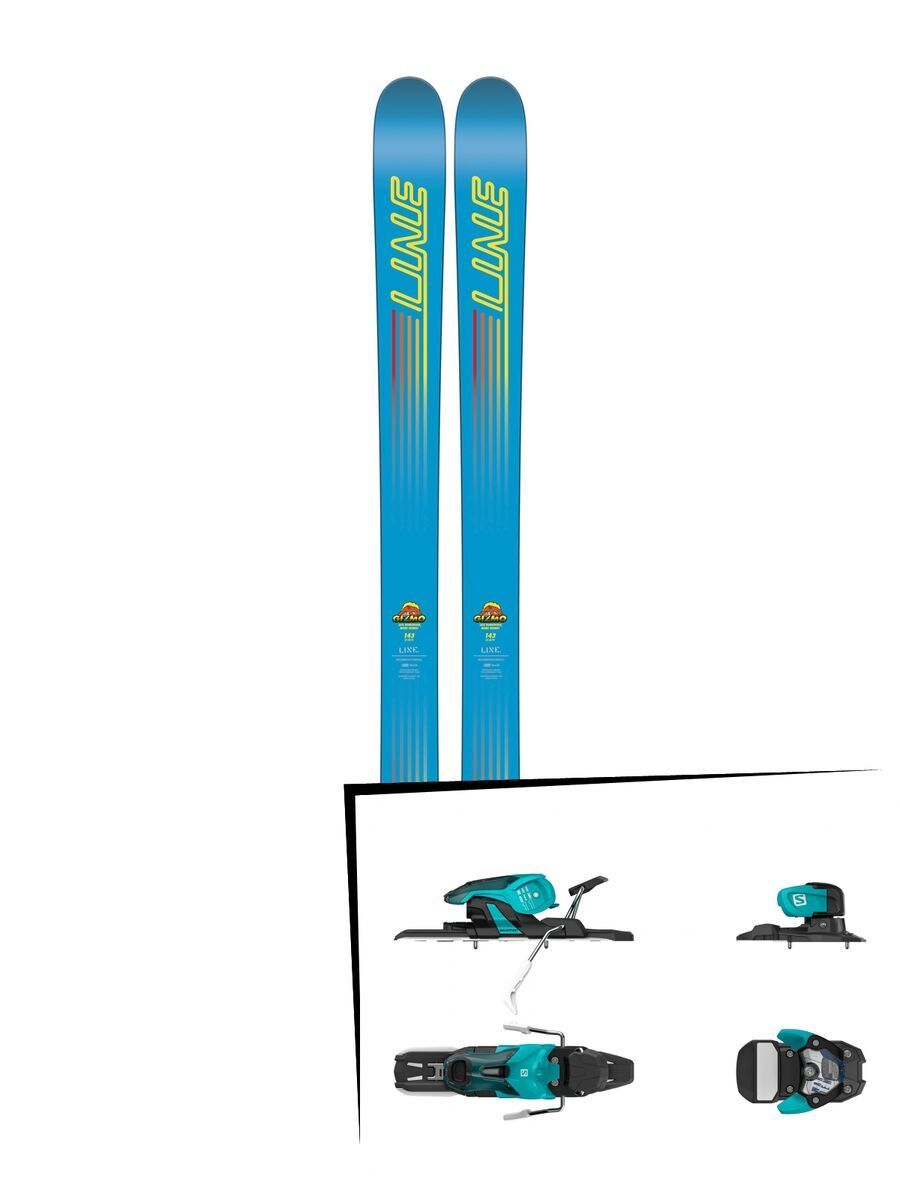 Set: Line Gizmo 2018 + Salomon Warden 11 turquoise/black - Bild 1