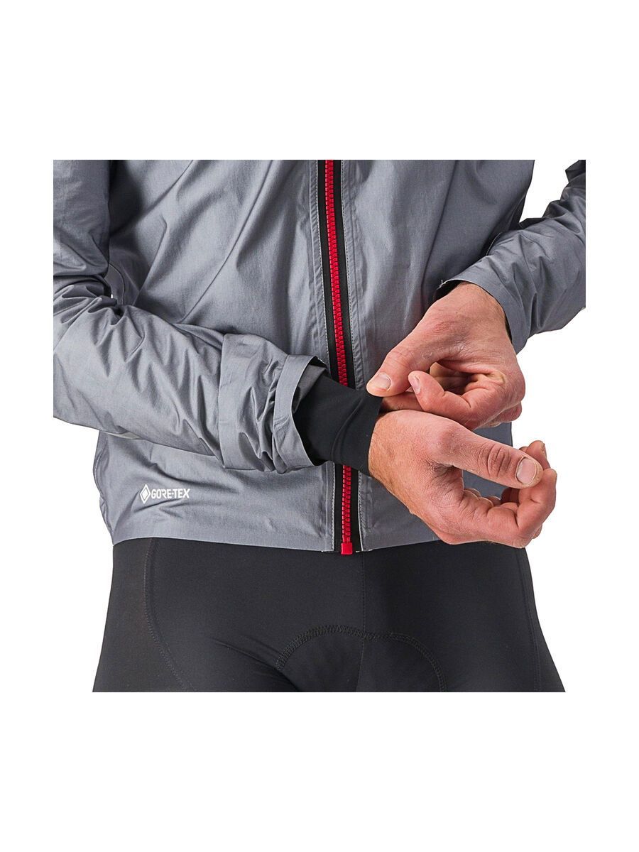 ***2. Wahl*** Castelli Tempesta Lite Jacket gray - Bild 5