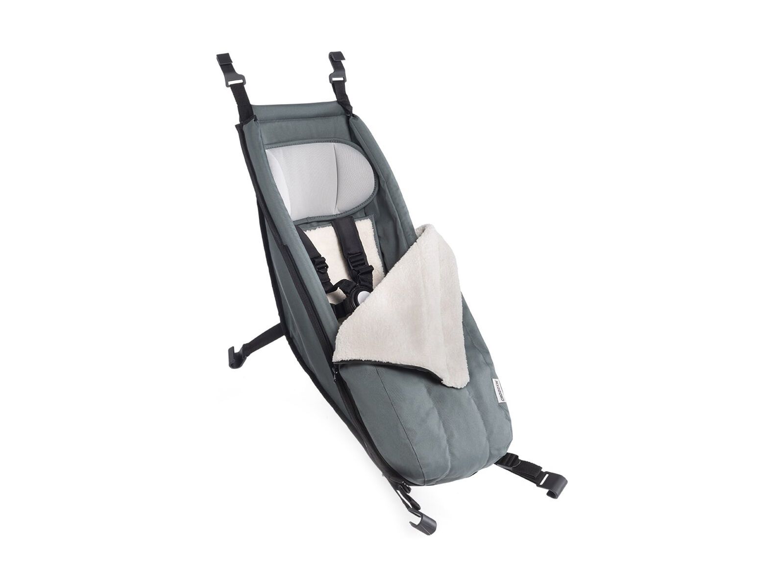Croozer Babysitz inkl. Winter-Set (ab 2018), graphite blue - Bild 1