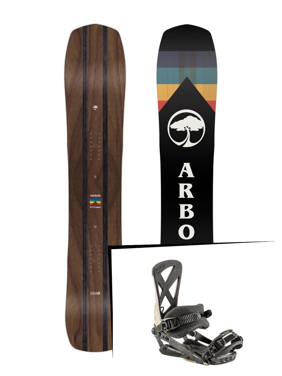 Set: Arbor A-Frame 2019 + Nitro Phantom greywood - Bild 1