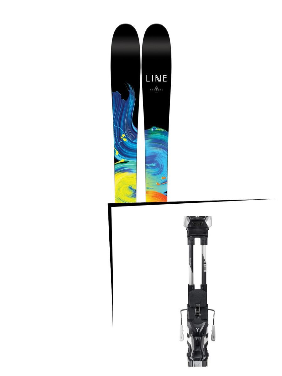 Set: Line Pandora 110 2017 + Atomic Tracker 13 MNC 115 mm, black/silver - Skiset - Bild 1