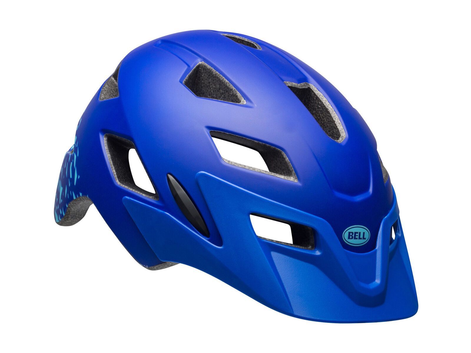 Bell Sidetrack Child, matte pacific/sky fragments - Bild 3
