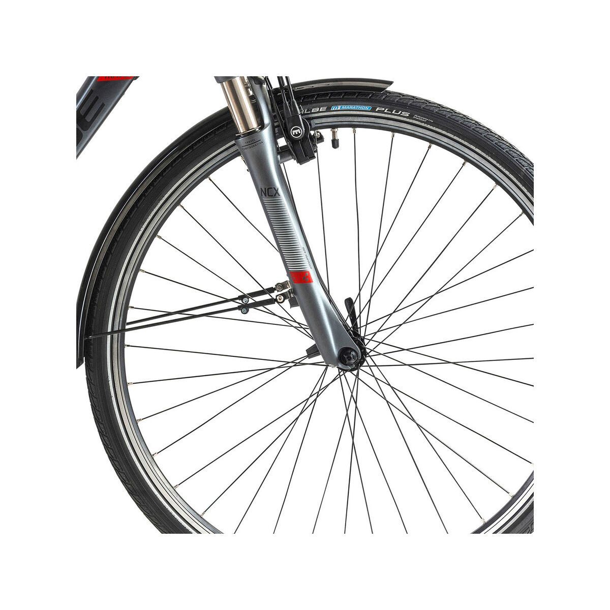 Cube Travel Hybrid Pro Lady, anthrazit/black/white/red - Bild 2