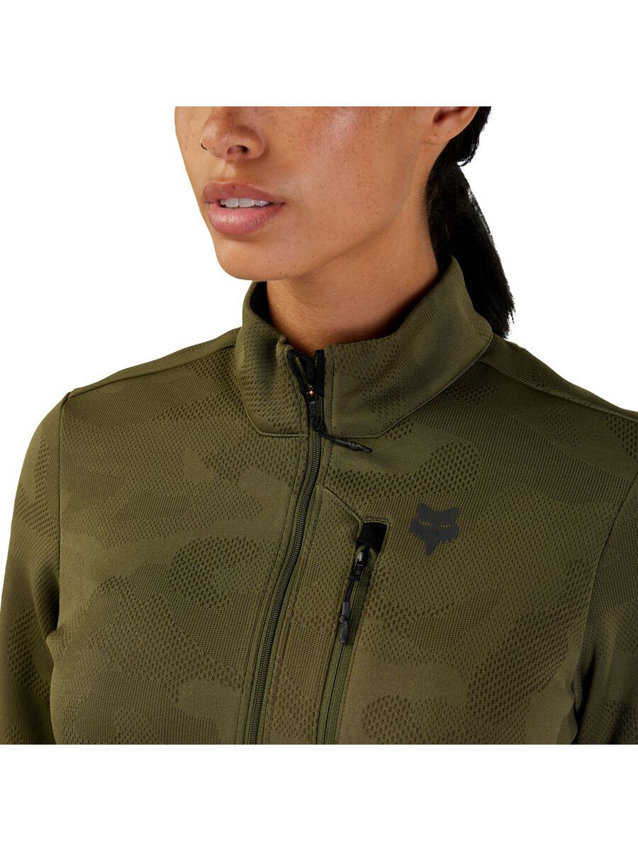 Fox Women Ranger Midlayer FZ, olive green - Bild 4