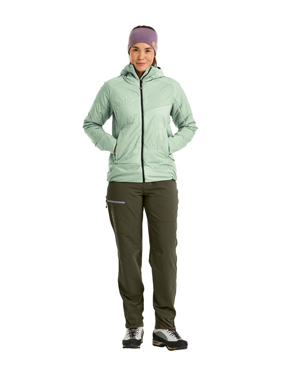Ortovox Swisswool Piz Duan Jacket W, green acid - Bild 3