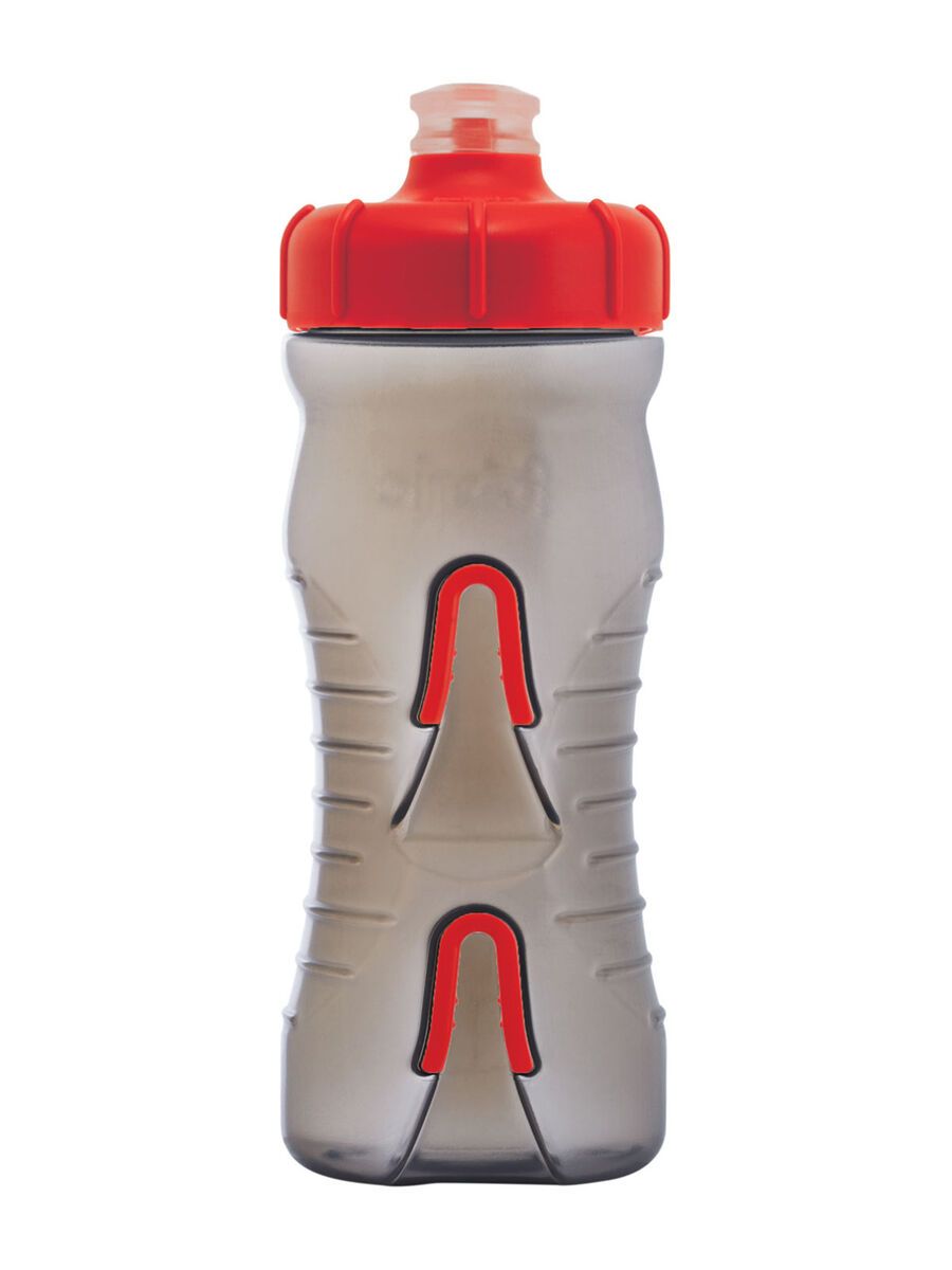 Fabric Cageless Bottle 600 ml, black/red - Bild 1