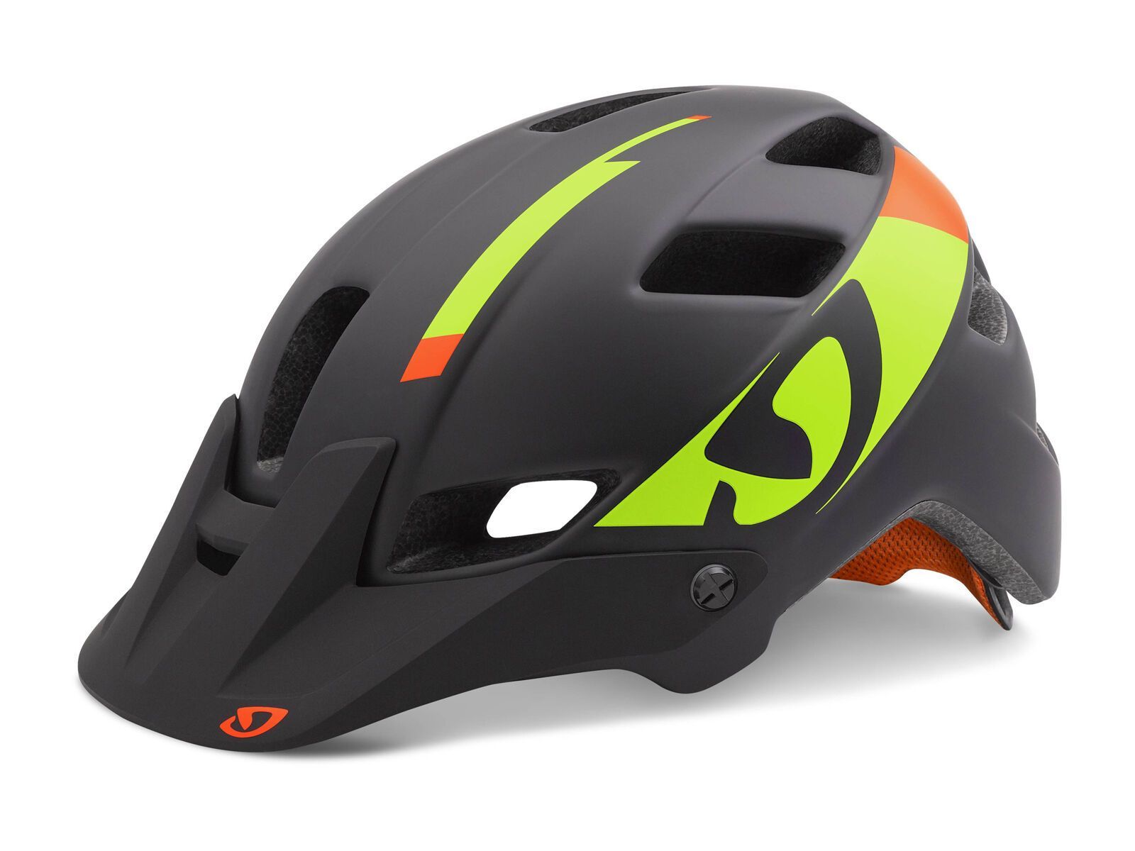 Giro Feature, matte black lime flame - Bild 1