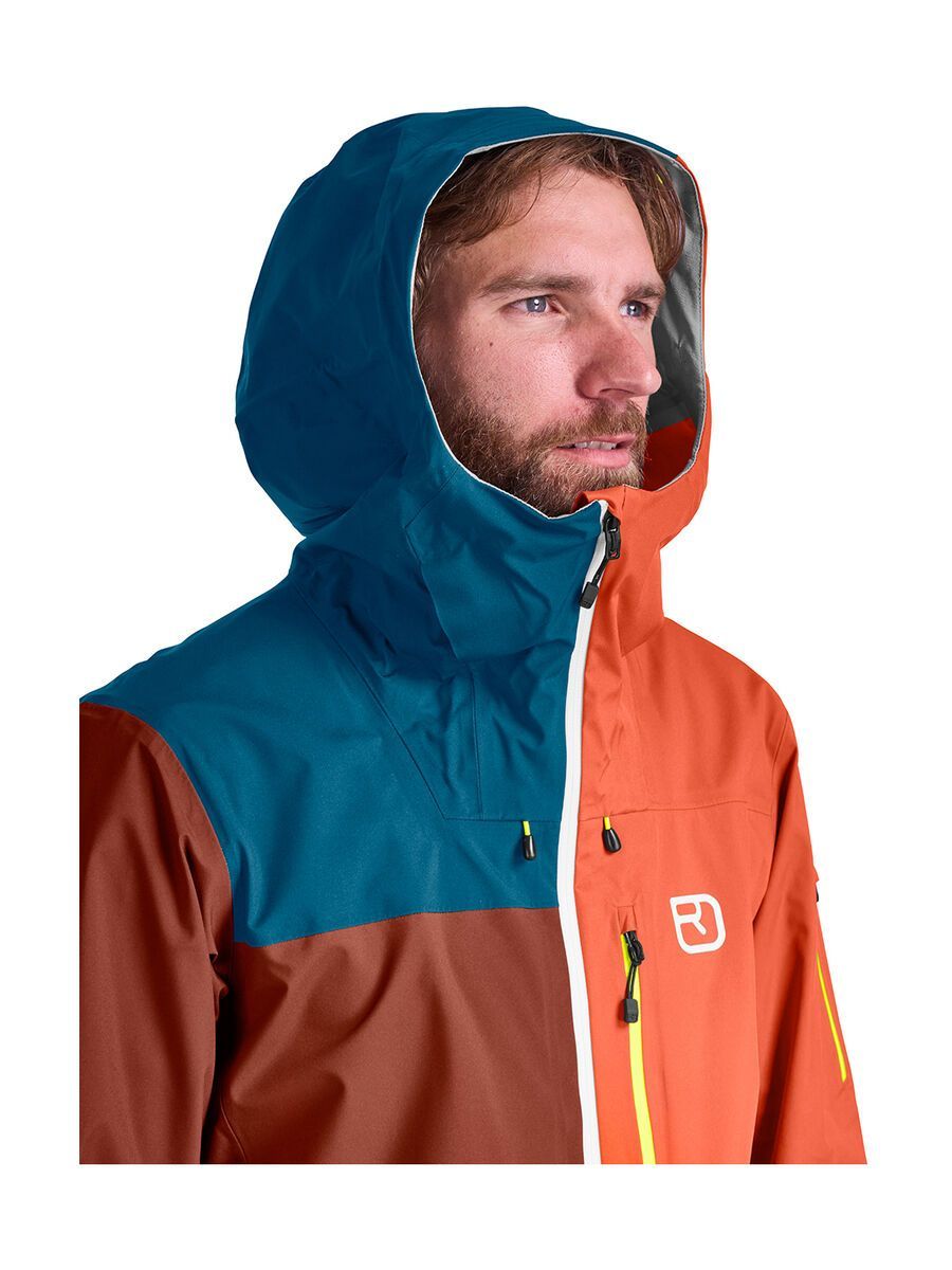Ortovox 3L Ortler Jacket M, clay orange - Bild 4