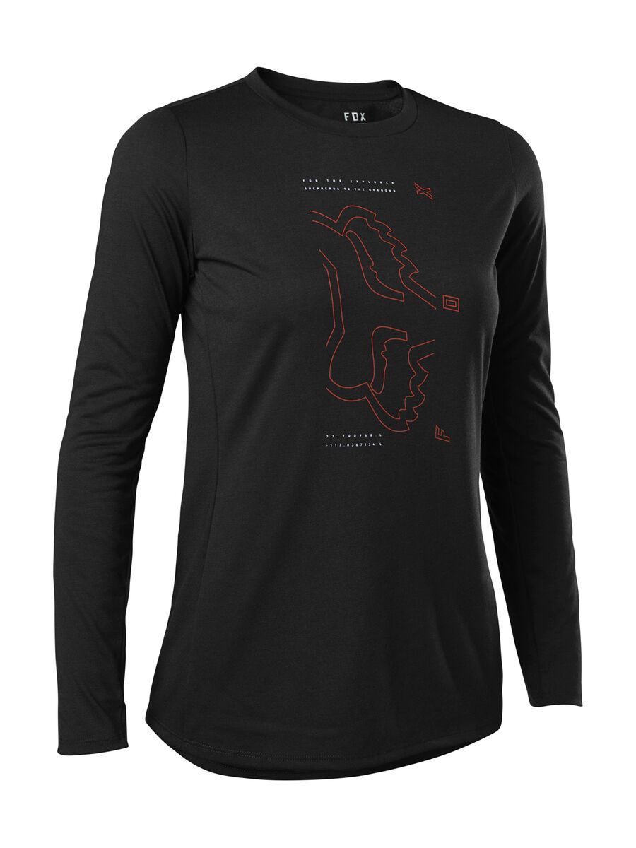 Fox Womens Ranger Drirelease LS Jersey, black - Bild 1