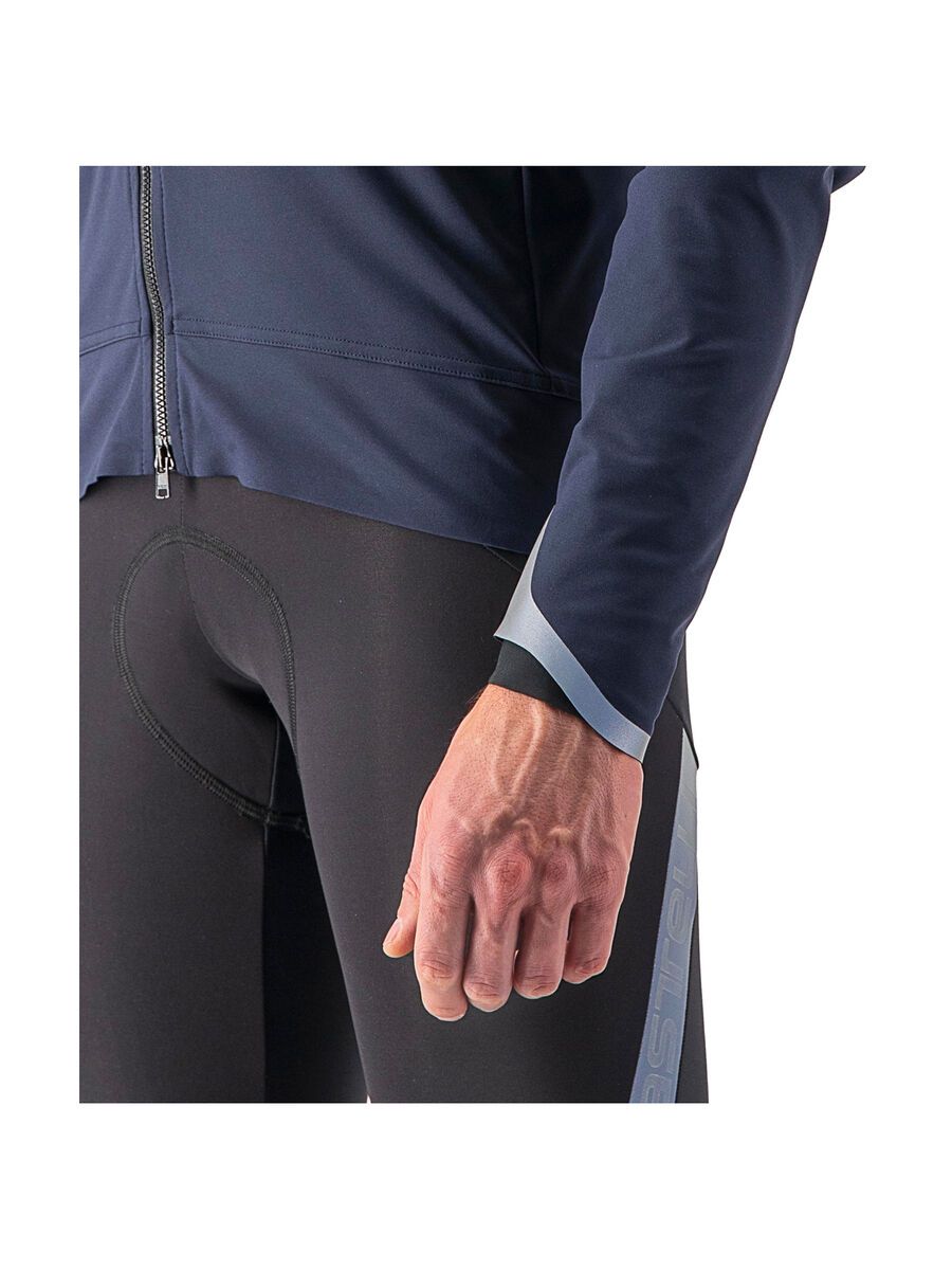 Castelli Alpha Ultimate Insulated Jacke, savile blue/silver reflex-steel blue - Bild 6