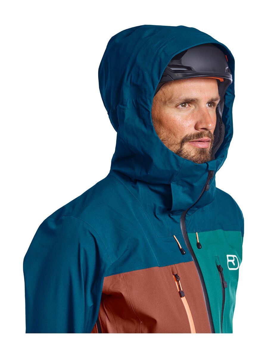 Ortovox 3L Deep Shell Jacket M, petrol blue - Bild 4