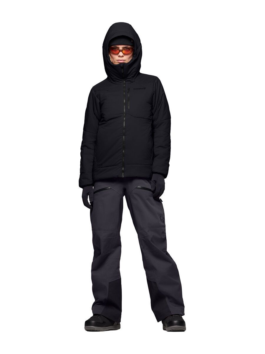 Norrona tamok thermo80 Zip Hood W's, caviar black - Bild 4