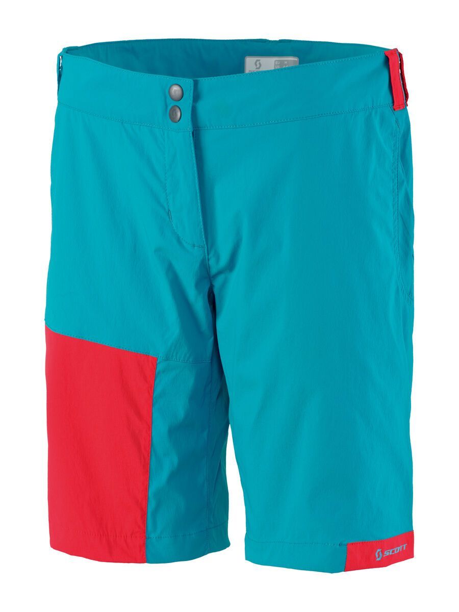 Scott Womens Trail MTN 20 Shorts, ocean blue/hibiscus red - Bild 1