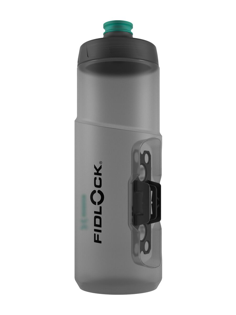 Fidlock Twist Replacement Bottle 600 Antibacterial, transparent black/light green - Bild 1