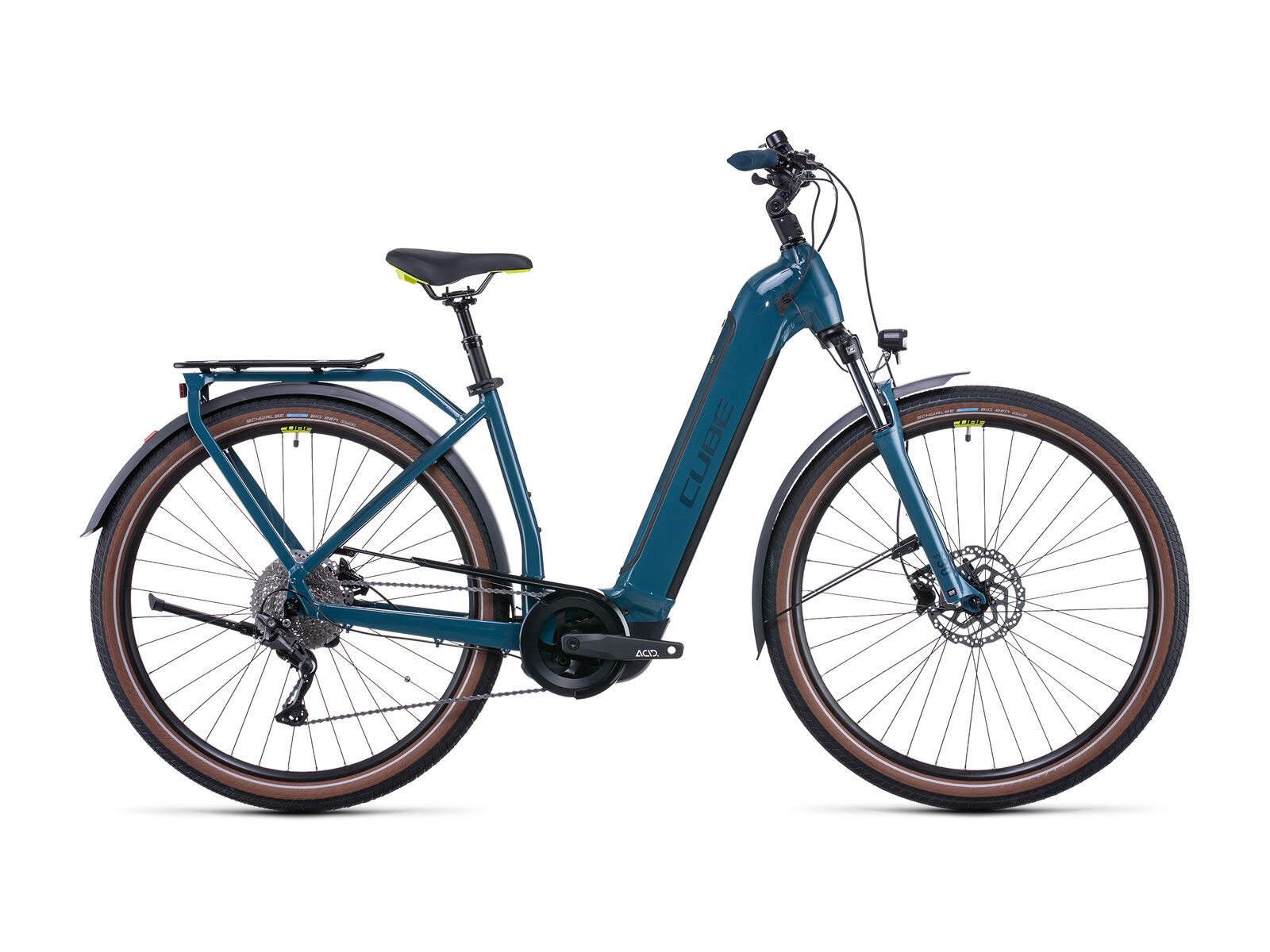 Cube Kathmandu Hybrid One 500 Easy Entry, teal´n´lime - Bild 1