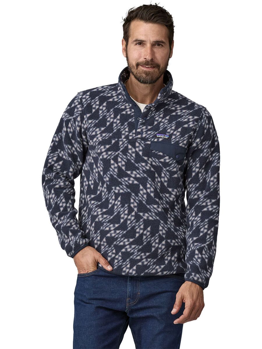 Patagonia Men's Lightweight Synchilla Snap-T Pullover Synched Flight, new navy - Bild 2