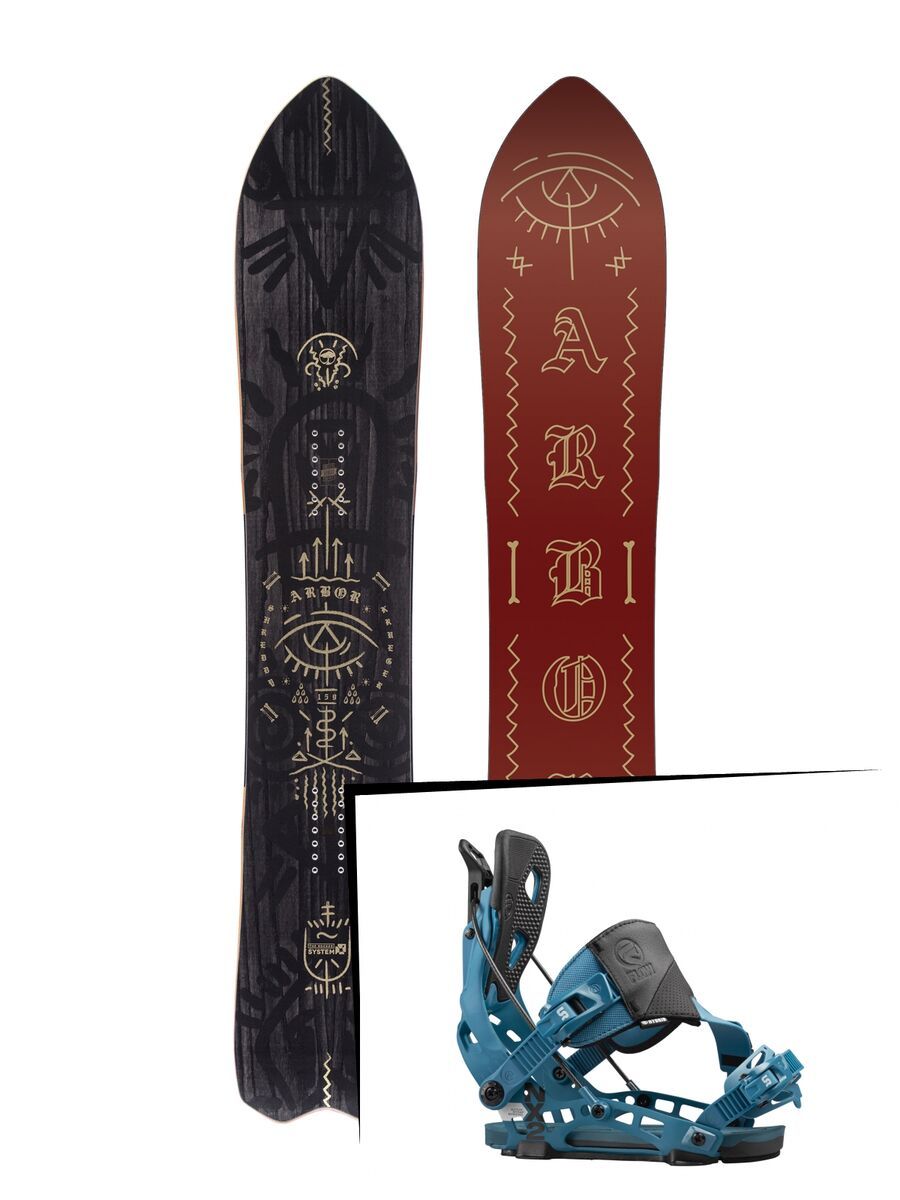Set: Arbor Shreddy Krueger 2017 + Flow NX2 Hybrid (1513127S) - Bild 1