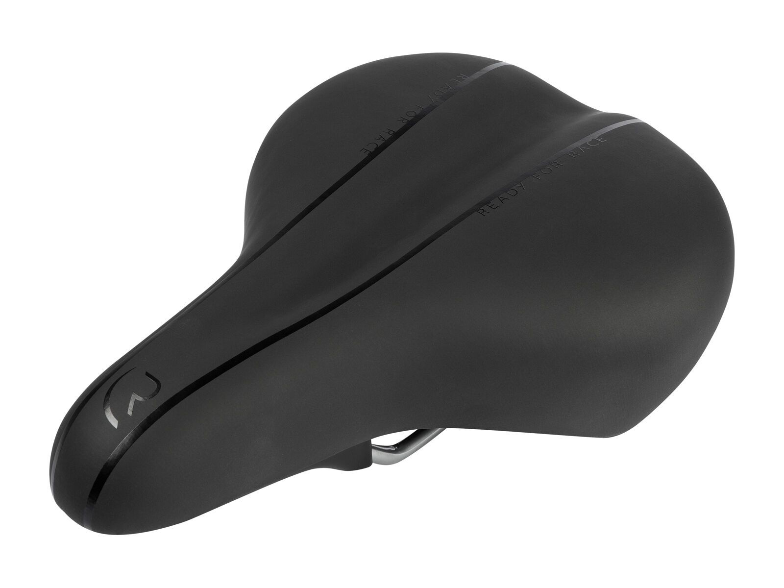 Cube RFR Sattel City Comfort D2 & Elastomere, black - Bild 1