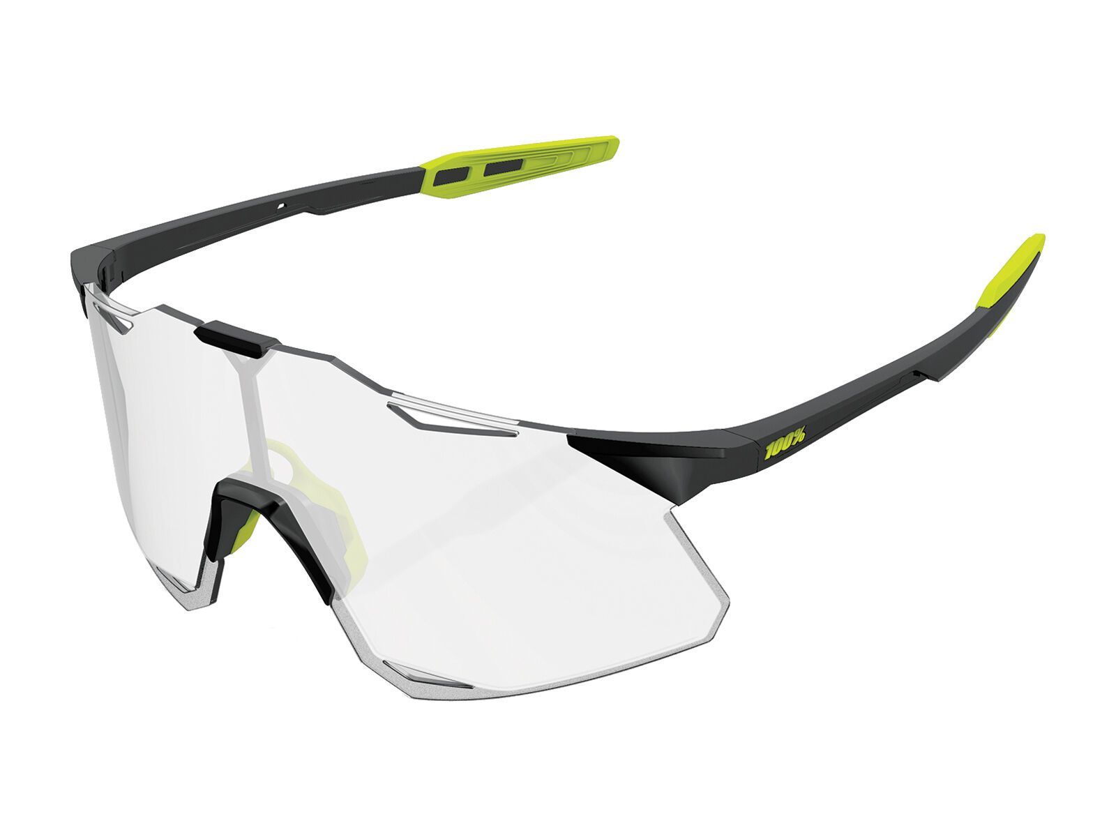 100% Hypercraft - Photochromic Clear/Smoke, gloss black - Bild 1