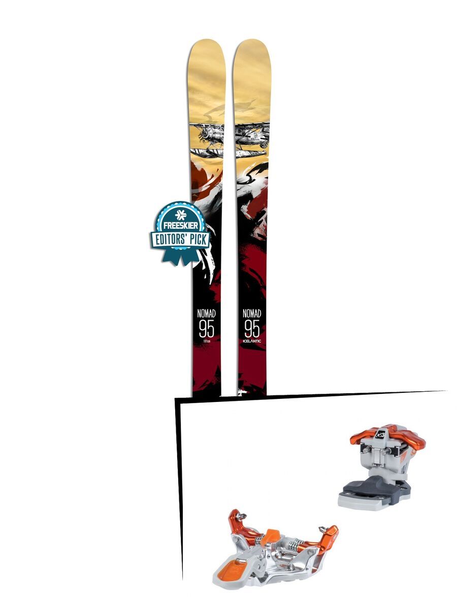 Set: Icelantic Nomad 95 2018 + G3 Ion LT 12 - Bild 1