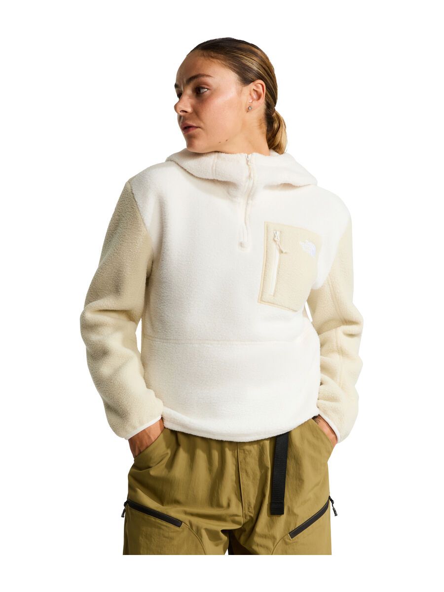 The North Face W Yumiori 1/4 Zip Hood Novelty, white dune/desert stone - Bild 3