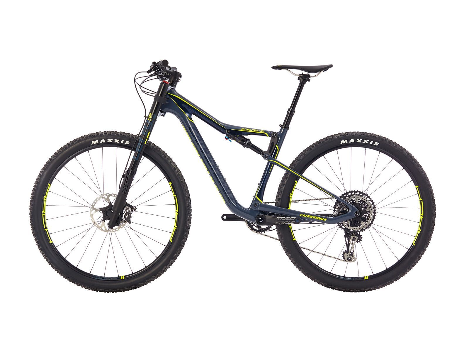 Cannondale Scalpel-Si Carbon SE 1 27.5, slate blue w/ midnight blue and volt - gloss (SLA) - Bild 5