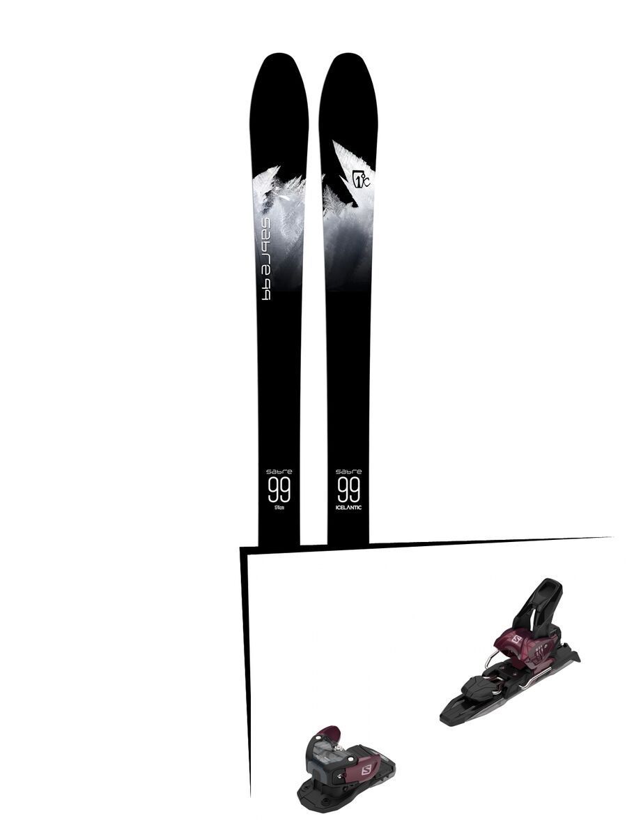 Set: Icelantic Sabre 99 2018 + Salomon Warden MNC 11 fig - Bild 1