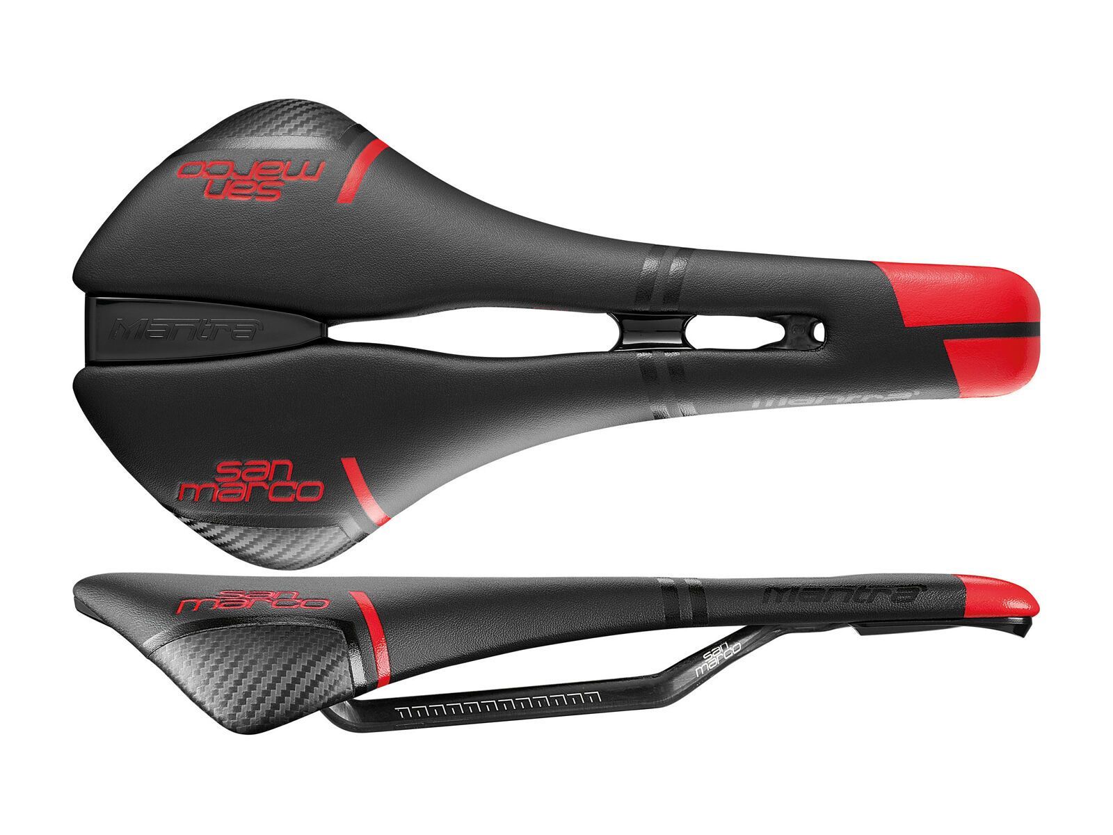 Selle San Marco Mantra Carbon FX Open - Narrow, black/red - Bild 3