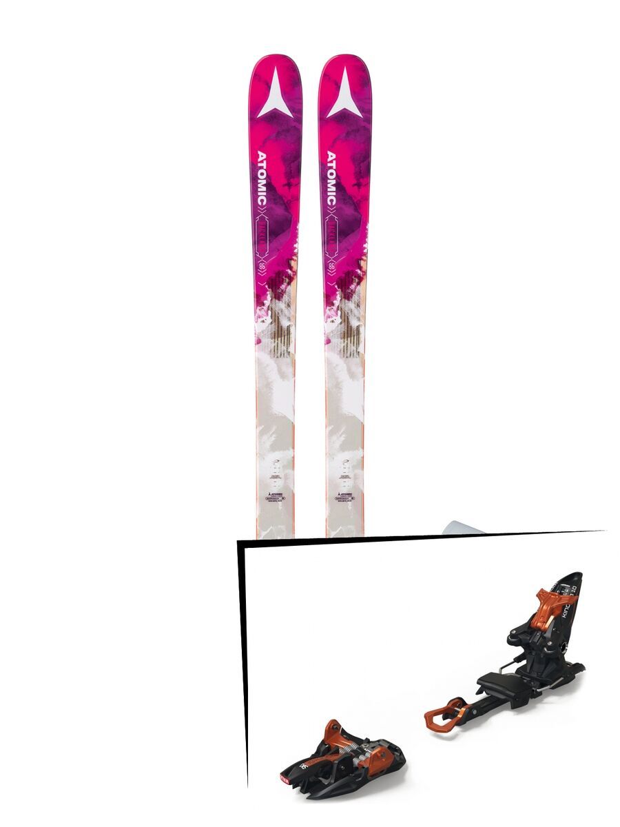 Set: Atomic Backland 85 W + Skin 2018 + Marker Kingpin 10 black/copper - Bild 1