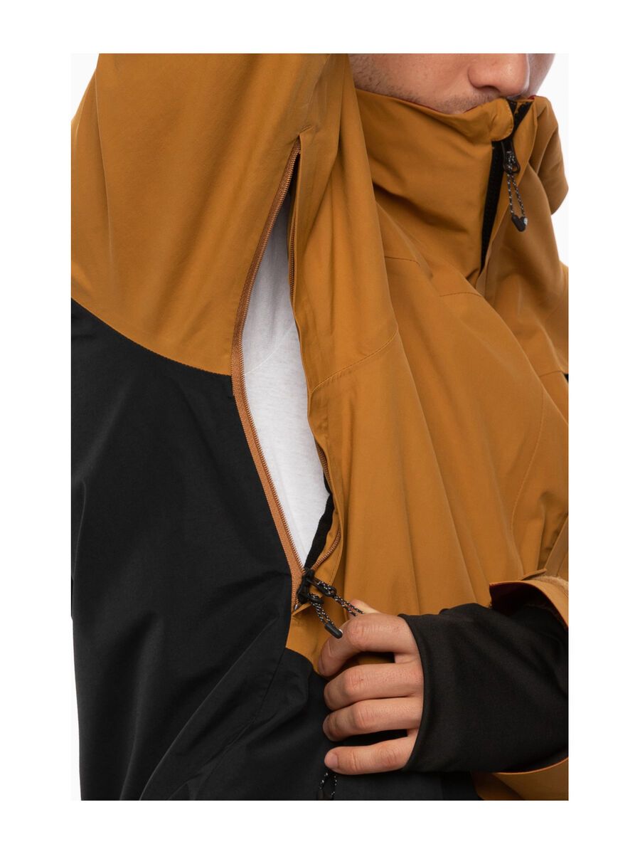 686 Men's GLCR Gore-Tex GT Jacket, golden brown colorblock - Bild 6