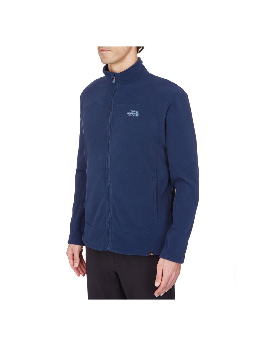 The North Face Mens New 100 Glacier Full Zip, Cosmic Blue - Bild 1