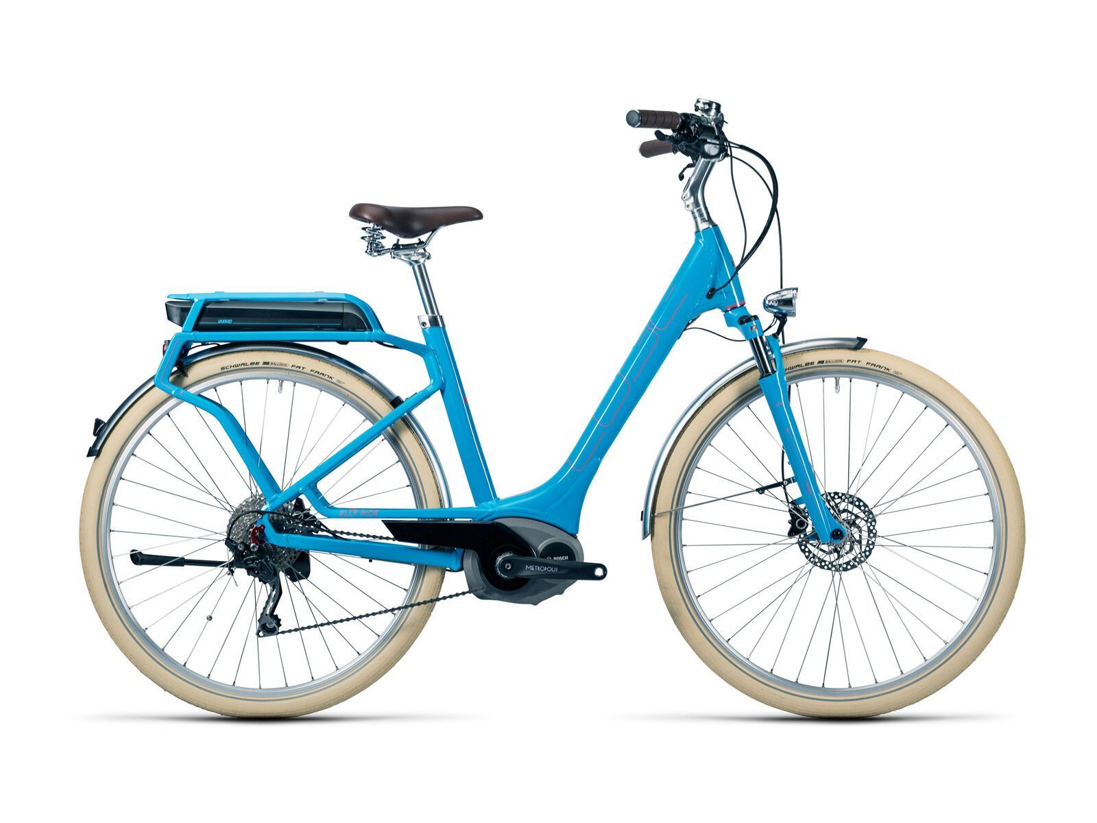 Cube Elly Ride Hybrid 400 Easy Entry, blue´n´flashred - Bild 1