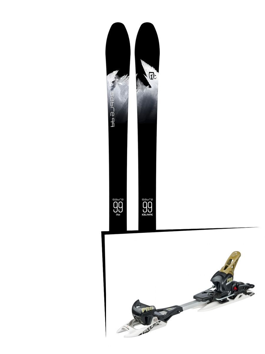 Set: Icelantic Sabre 99 2018 + Fritschi Diamir Freeride Pro schwarz/oliv - Bild 1