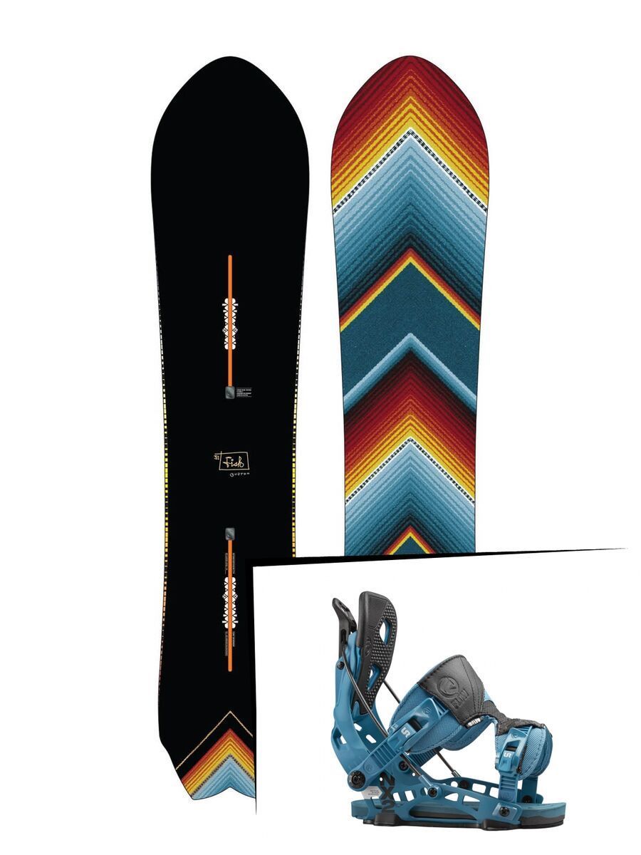 Set: Burton Fish Medium 2015 + Flow NX2 (1513118S) - Bild 1