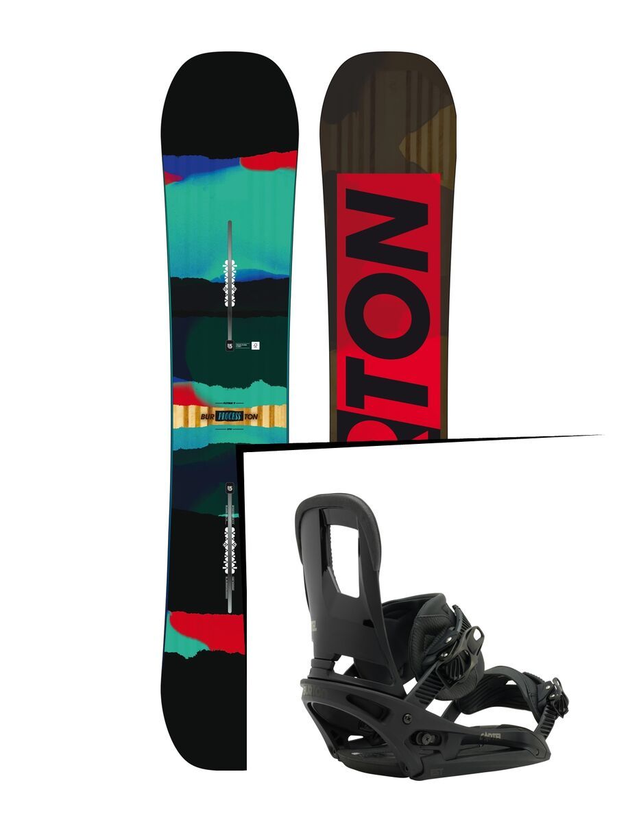 Burton Set: Process Flying V Wide 2016 + Burton Cartel EST - Bild 1