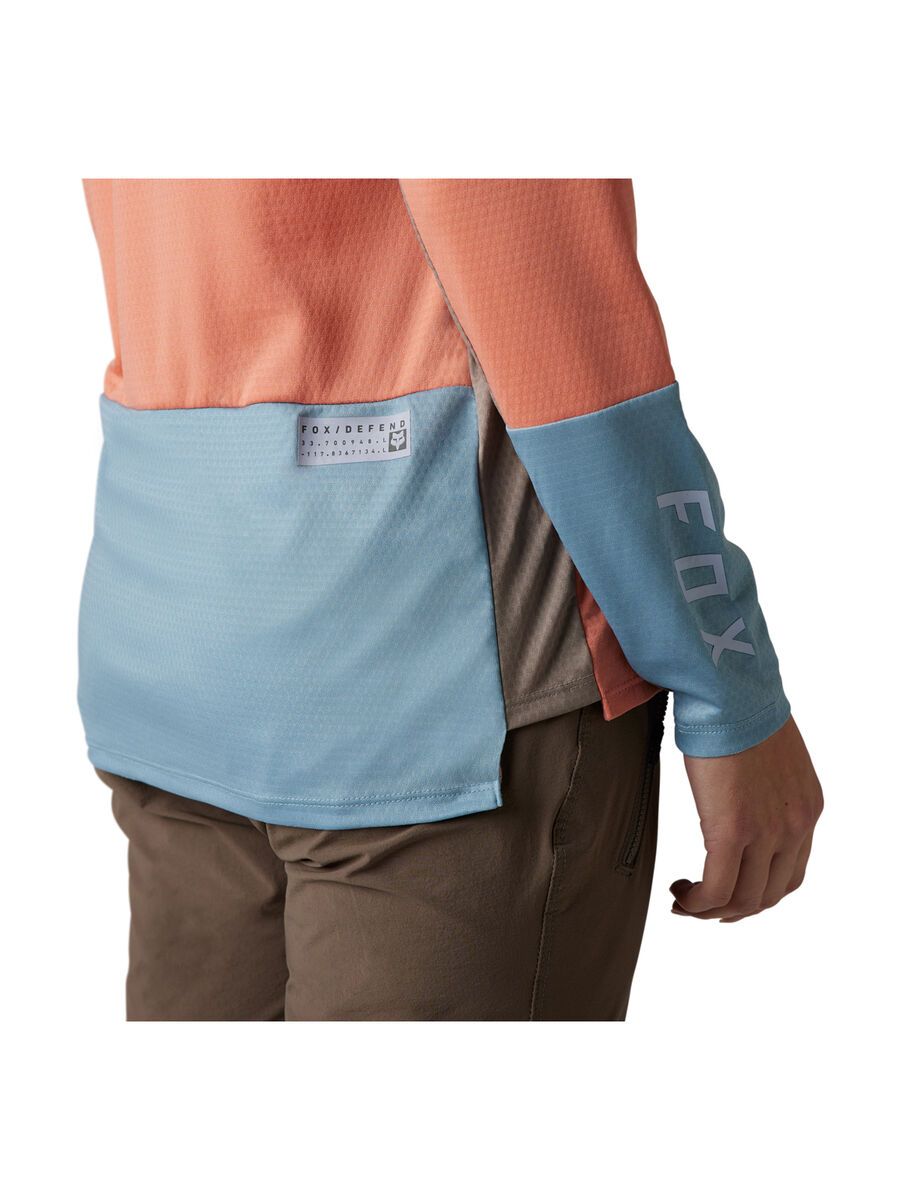 Fox Womens Defend LS Jersey, salomon - Bild 4
