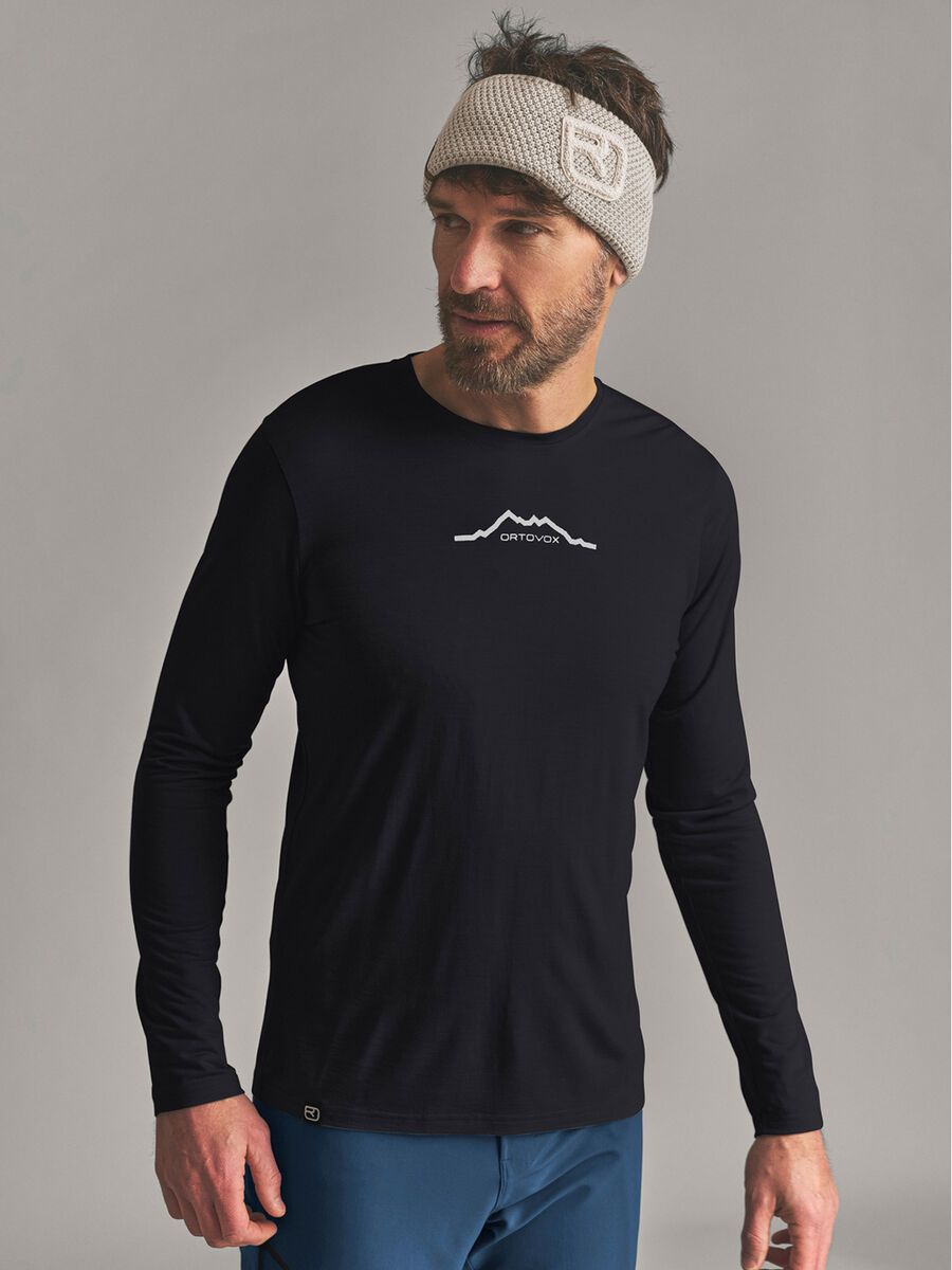 Ortovox 150 Merino Cool Mountain LS M, black raven - Bild 5