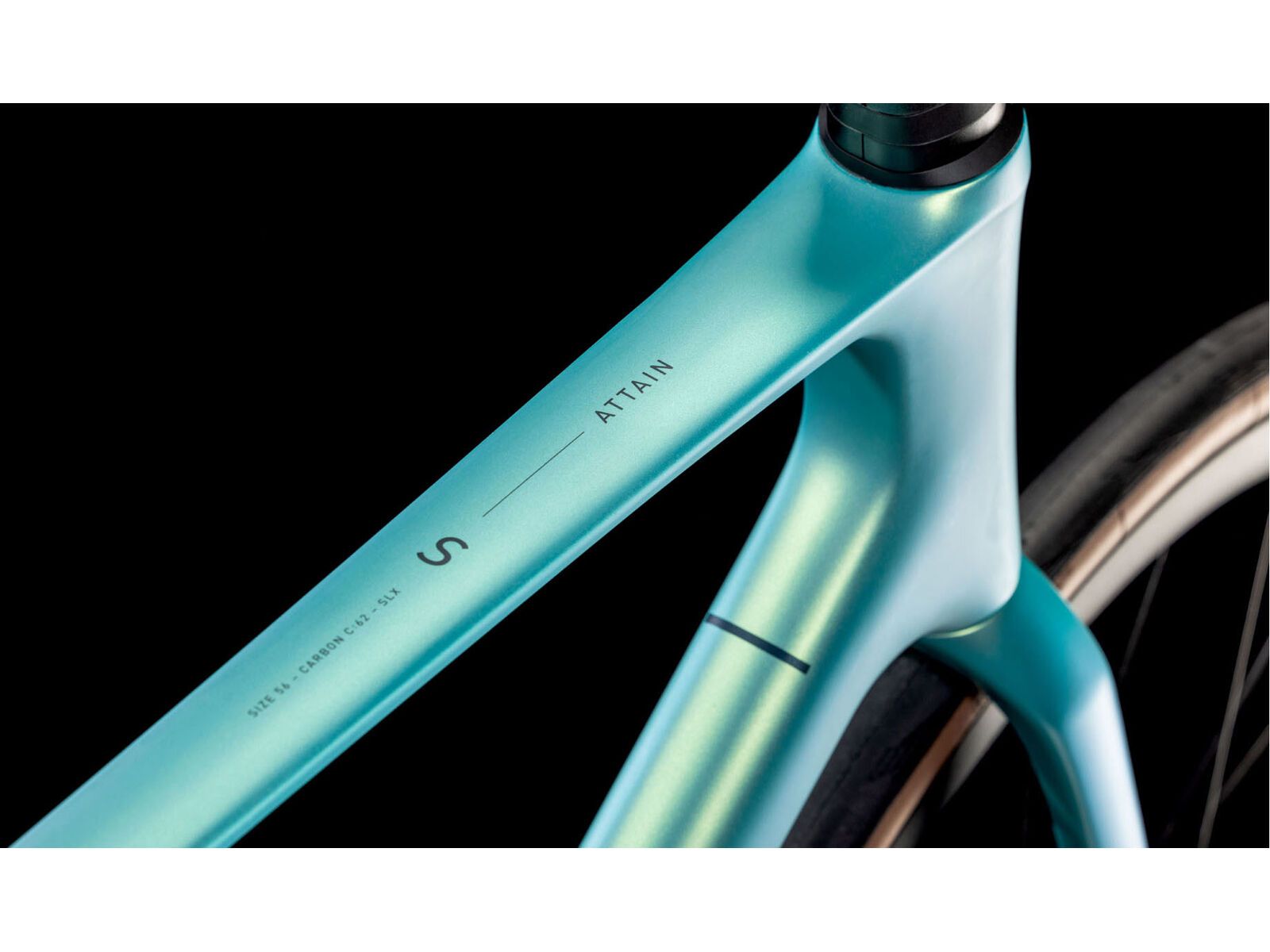 Cube Attain C:62 SLX, lagoon´n´black - Bild 2