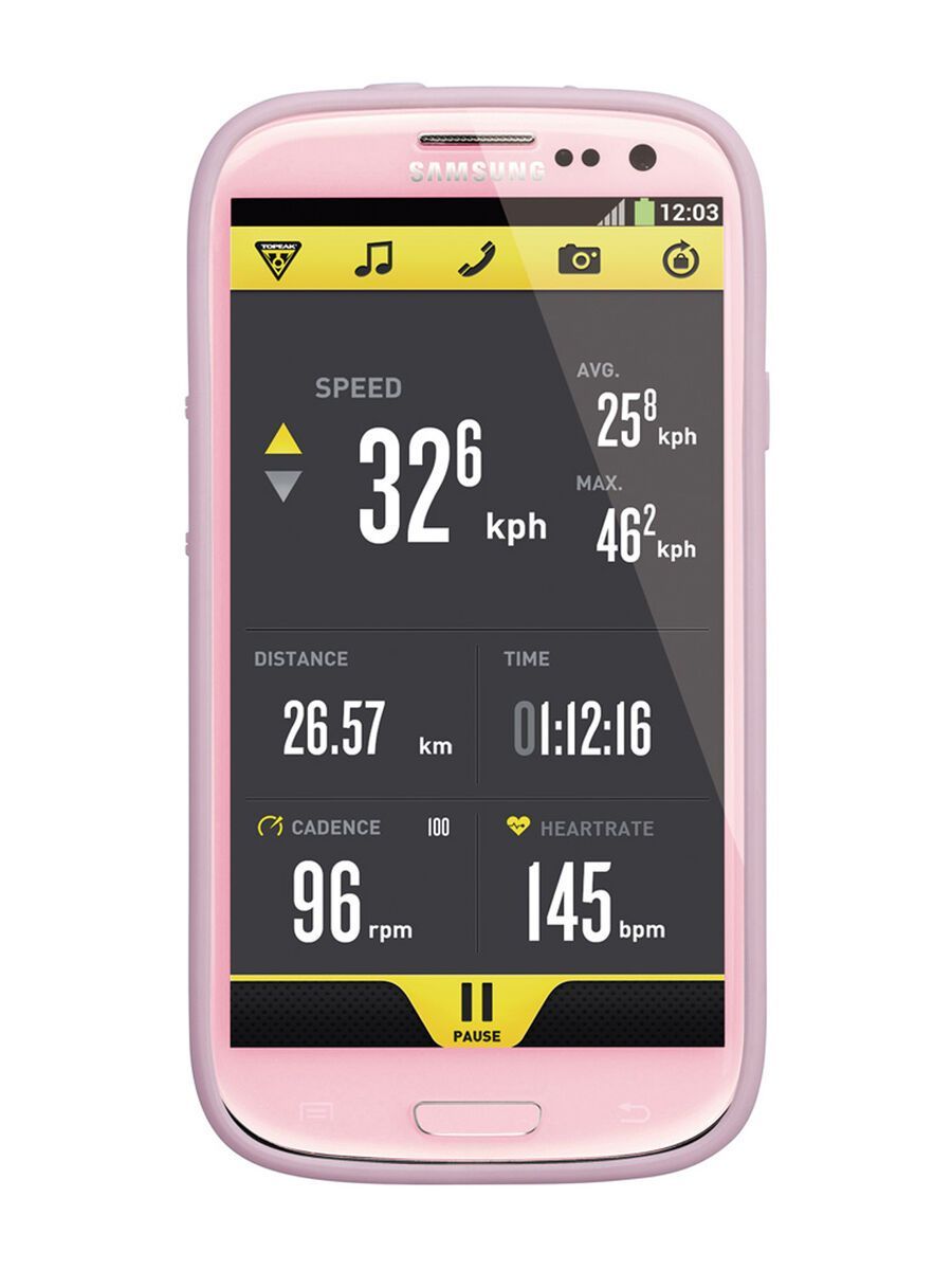 Topeak RideCase Samsung Galaxy S3 mit Halter, pink - Bild 1