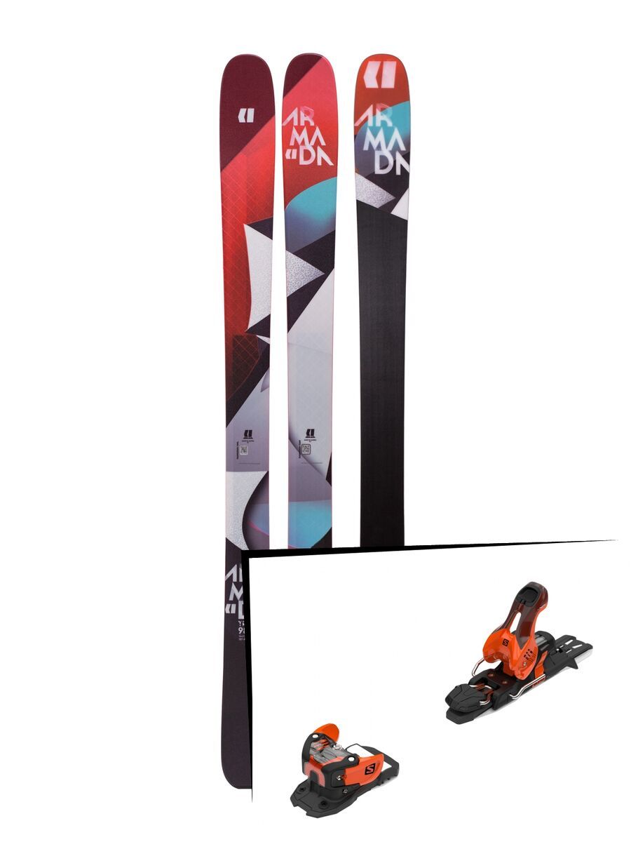 Set: Armada Trace 98 2019 + Salomon Warden 11 orange/black - Bild 1