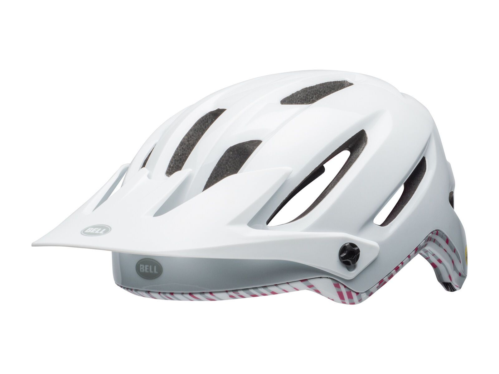 Bell Hela Joy Ride MIPS, matte/gloss white/cherry fibers - Bild 1