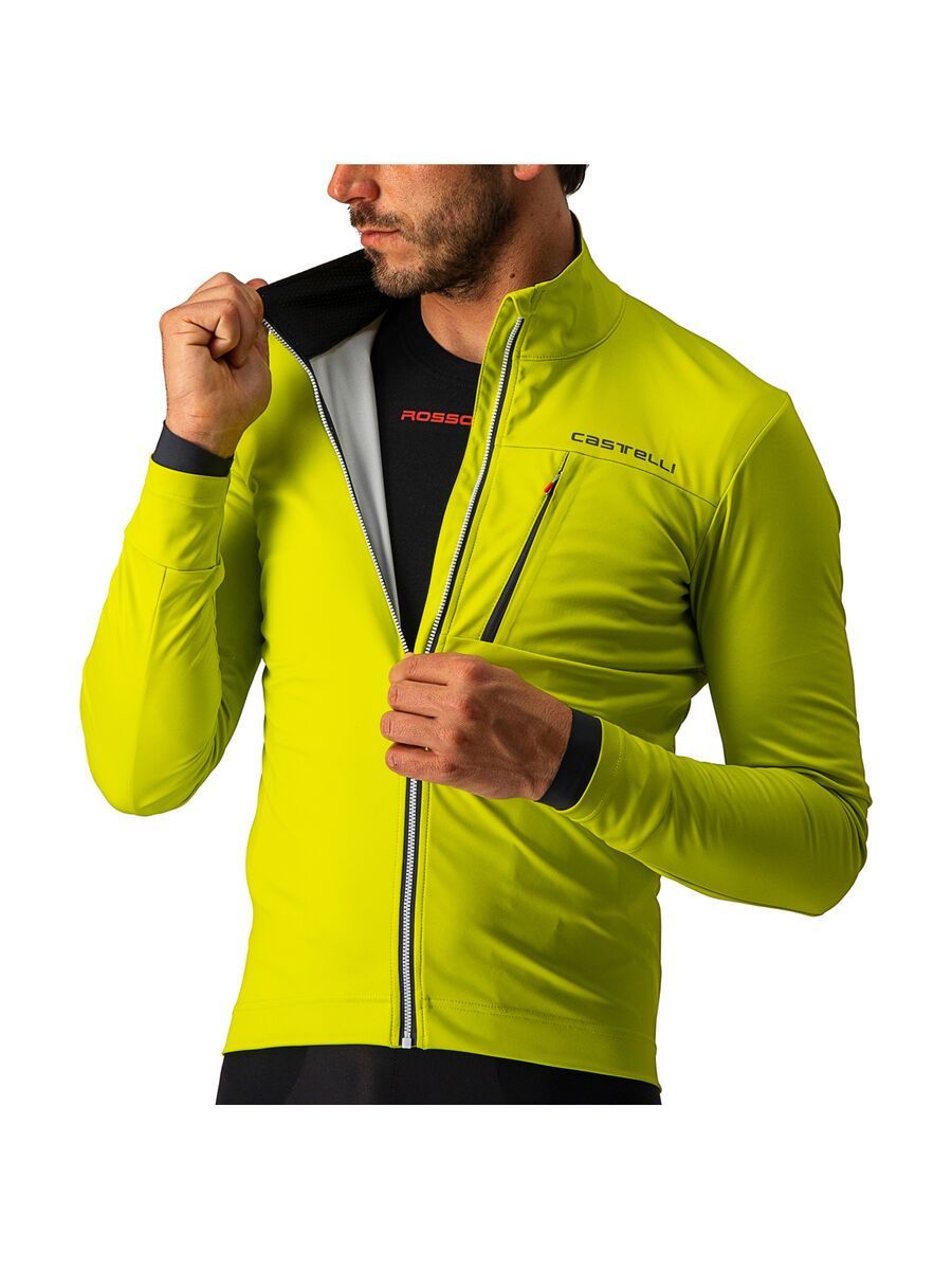Castelli Go Jacket, chartreuse/dark gray - Bild 4
