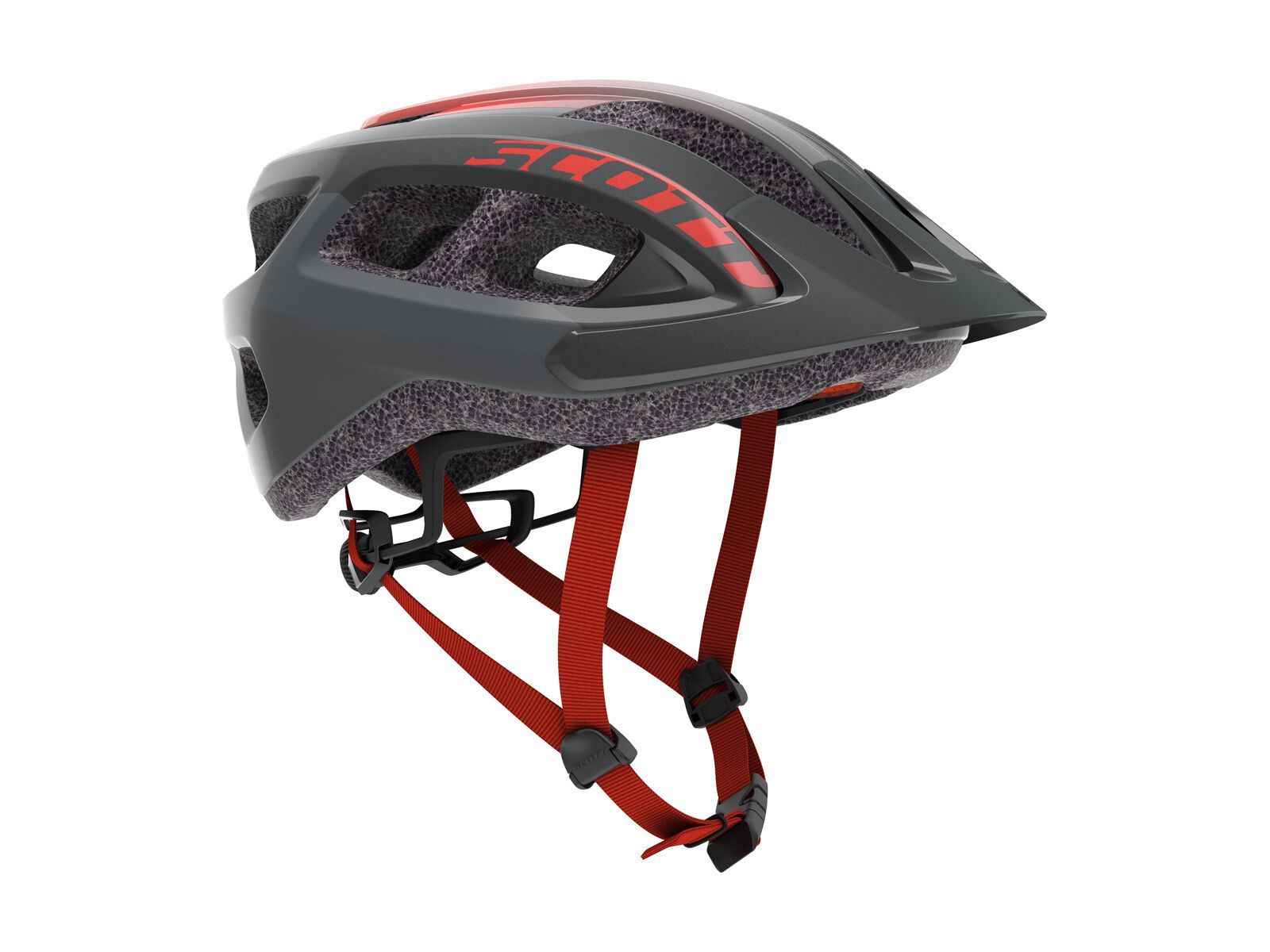 Scott Supra Helmet, grey/red fade - Bild 1