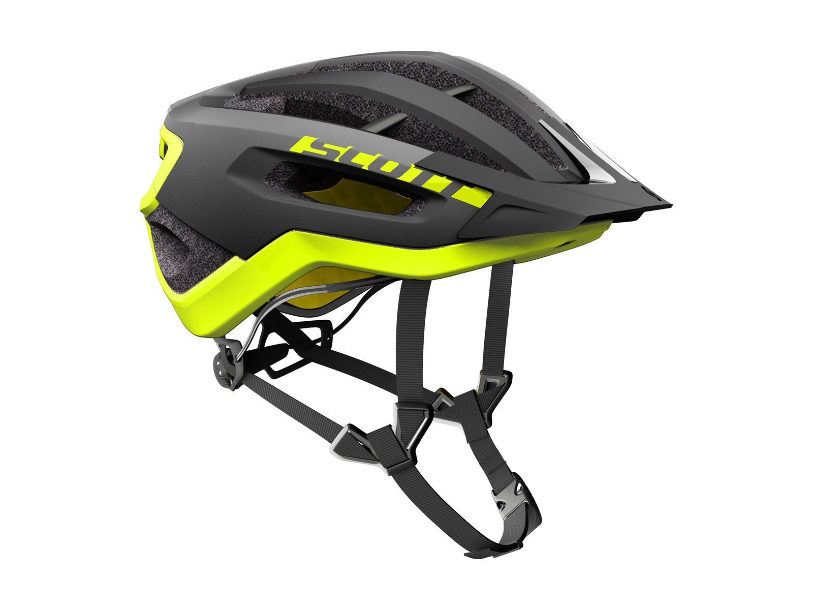 Scott Fuga Plus Helmet, black/yellow RC - Bild 1